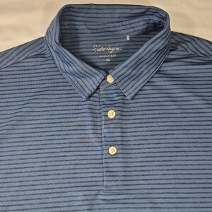 Walter Hagen Men's Blue Striped Polo